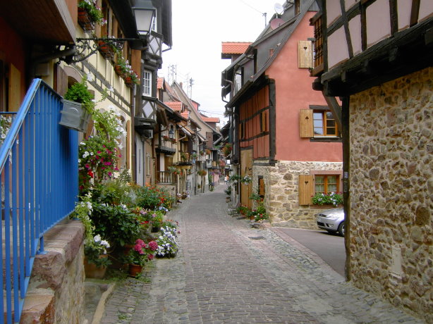 Eguisheim - Antike Dorfgasse