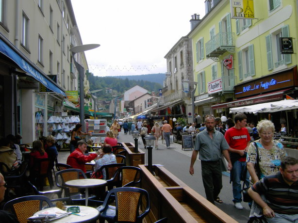 Einkaufsstrasse in Gerardmer